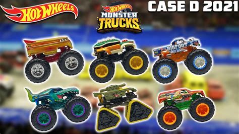 HOT WHEELS MONSTER TRUCKS CASE D 2021! - YouTube