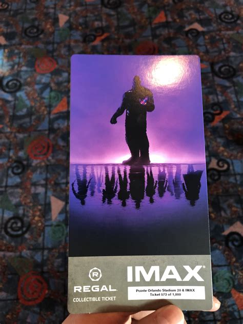 Limited edition IMAX opening night tickets! : r/marvelstudios