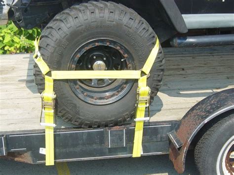 Car Hauler News: Auto Tie-Down Wheel Straps for Take 3, Kaufman, etc.