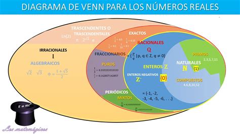 DIAGRAMA DE VENN PARA NÚMEROS REALES - YouTube