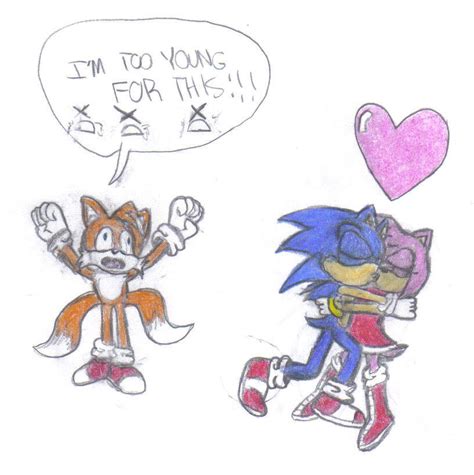 Sonamy Sonic X Amy Kiss