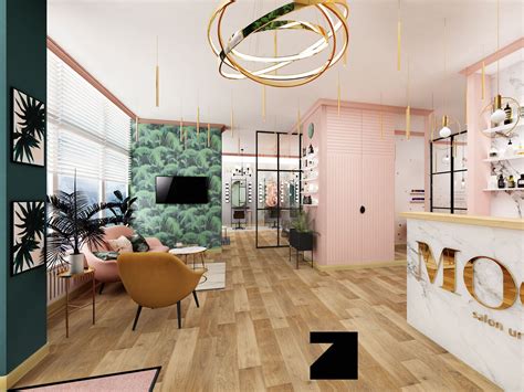 BEAUTY SALON MOOD - Lesinska Concept - Premium Design Studio | Salon interior design, Salon ...