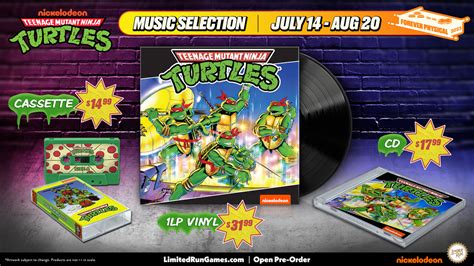 Teenage Mutant Ninja Turtles NES - CD Soundtrack – Limited Run Games