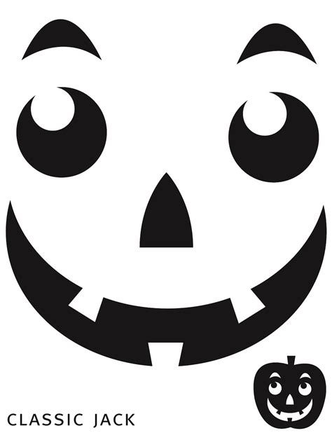 Free Printable easy funny jack o lantern face stencils patterns | Funny ...