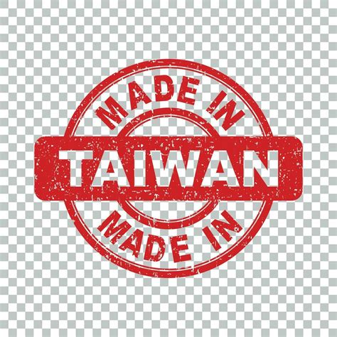 Made in Taiwan red stamp. Vector illustration on isolated background 26163186 Vector Art at Vecteezy