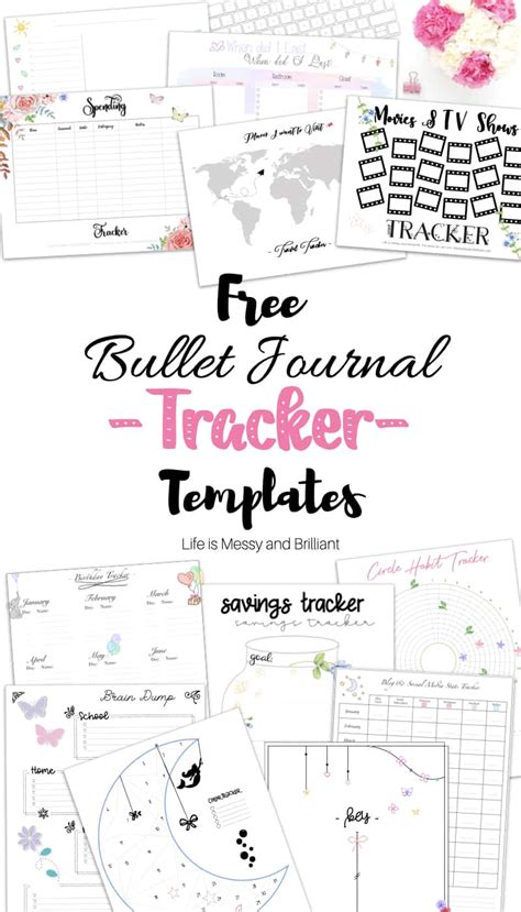 Bullet Journal Tracker Templates - Bujo Trackers