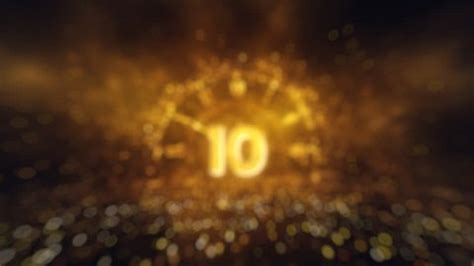 10 Secs Countdown Happy New Year Stock Footage Video (100% Royalty-free ...