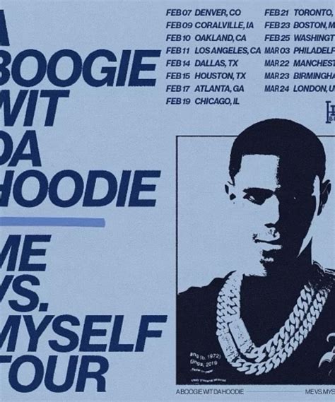 A Boogie Wit Da Hoodie - Me vs. Myself Tour - 24 March 2023 - Alexandra Palace - Event/Gig ...