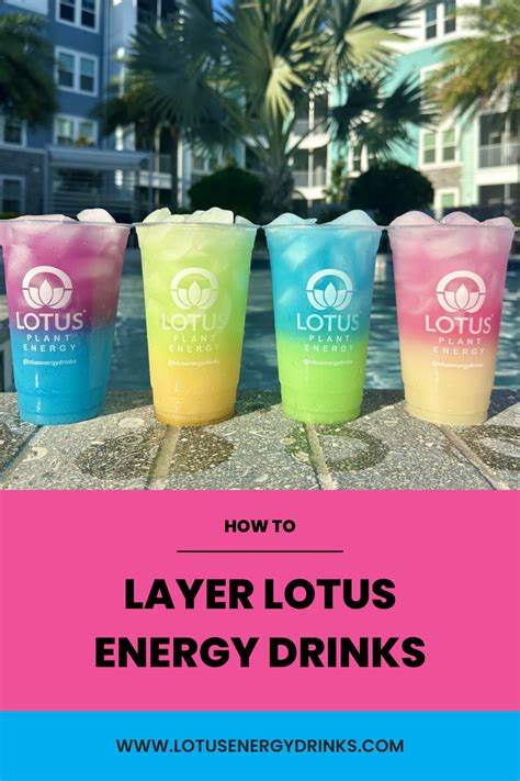 How to Layer Lotus Energy Drinks | Energy drink recipe, Lotus energy drink ideas, Lotus recipe