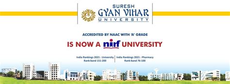 SURESH GYAN VIHAR UNIVERSITY - Shiksha Educational Group 9990235444