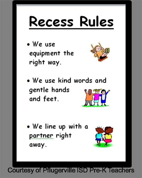 10 best images about Preschool Playground Rules on Pinterest | Teaching ...