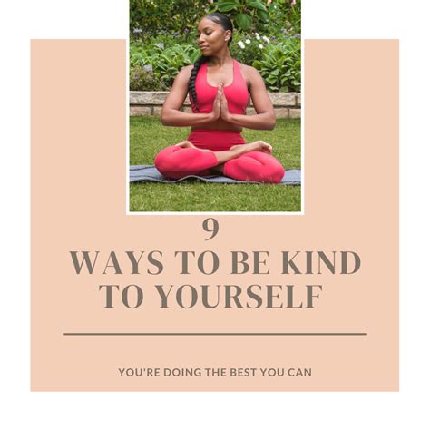 9 Ways to Be Kind to Yourself – NAMASTE J