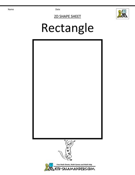 Rectangle Coloring Pages for Preschoolers | Thousand of the Best ...