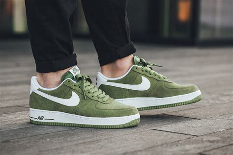 Nike Air Force 1 Palm Green Suede - VSneakers