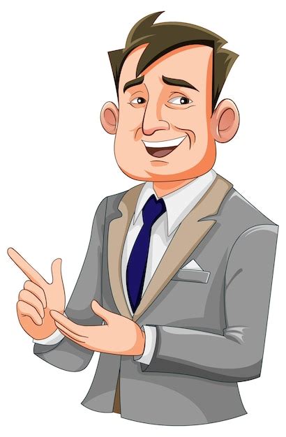 Free Vector | Business man cartoon character