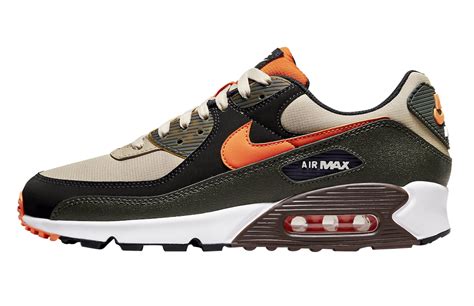 Nike Air Max 90 Tan Olive Orange DH4619-200 - KicksOnFire.com