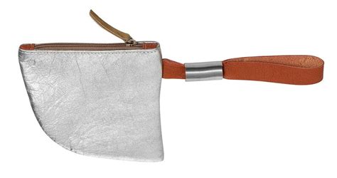 Silver Leather Purse, Leather Wristlet, Metallic Leather Wallet, Birthday Gift - Etsy