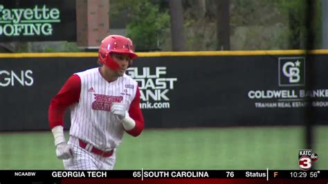 Ragin’ Cajuns Baseball Outlasts Coastal Carolina, 5-3