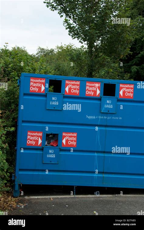 plastic recycling container Stock Photo - Alamy