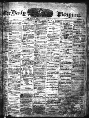 The Times-Picayune from New Orleans, Louisiana on November 2, 1860 · Page 1