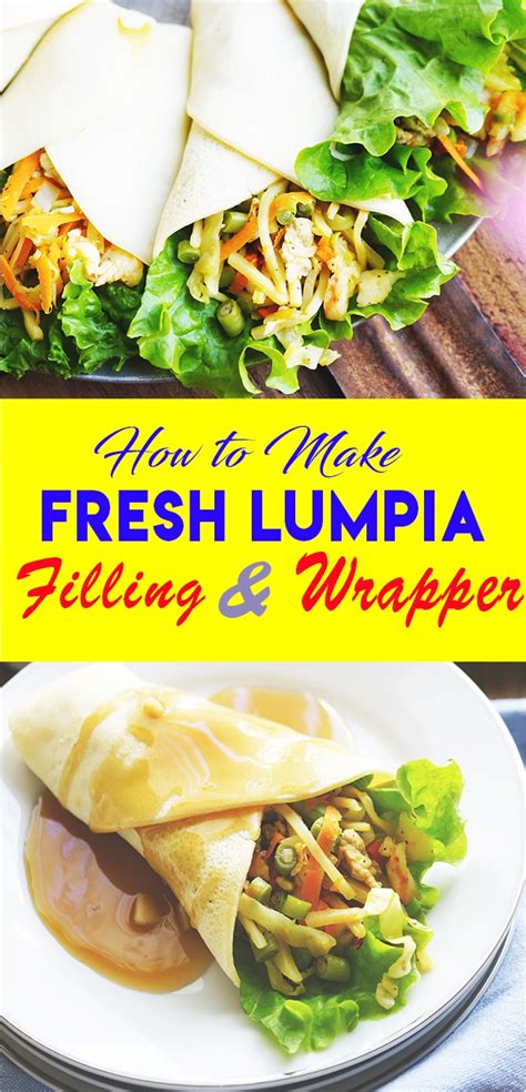 FRESH LUMPIA UBOD HOW TO MAKE FRESH LUMPIA WRAPPER AND SAUCE - The Skinny Pot