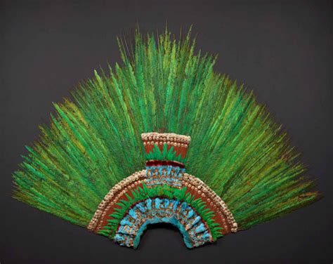 Quetzal-feather headdress in Vienna