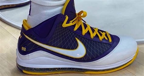 WATCH LEBRON DEBUT LAKERS-THEMED NIKE 7's - Urbanspotlite