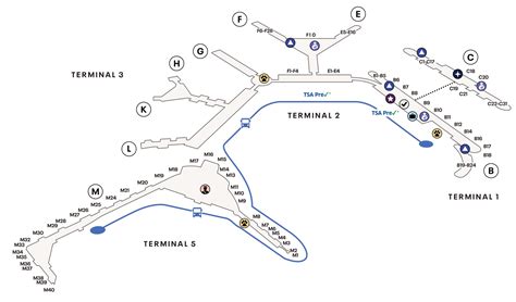 Chicago O Hare Airport Gate Map - Flora Jewelle