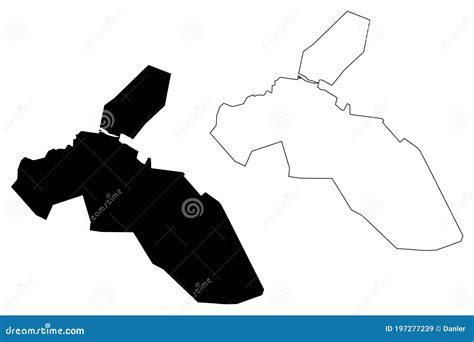 Laayoune City Western Sahara, Morocco Map Vector Illustration, Scribble ...