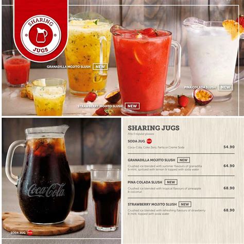 Wimpy Menu Prices & Specials