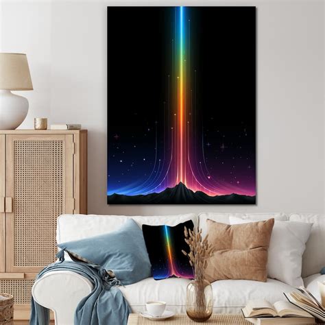 Designart "Singularity Consciousness Ascension I" Abstract Shapes Wall Art Prints - Bed Bath ...