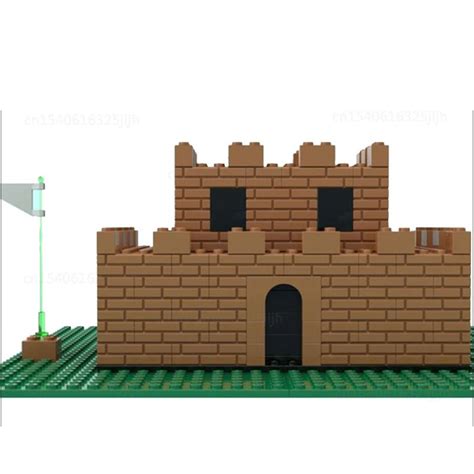 Mario Castle MOCBRICKLAND 38195 Modular Building with 264 Pieces - MOC Brick Land