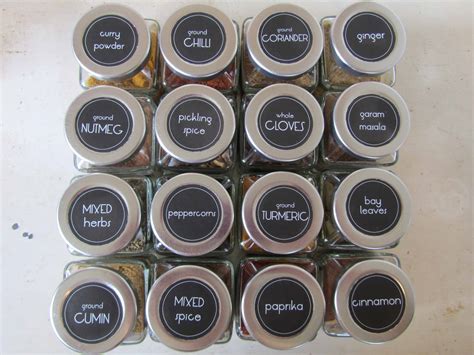 Spice jar labels (with free printables!) - The Kiwi Country Girl