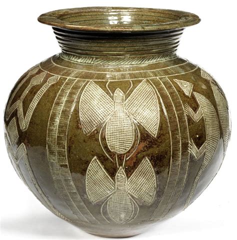 Africa | Abuja stoneware water Pot by Ladi Kwali (Nigerian 1925-1984) | circa 1960s ...