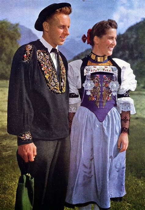 FolkCostume&Embroidery: Overview of Swiss Costume | Traditional outfits, Traditional dresses ...