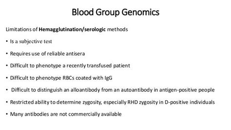 Blood group genetics