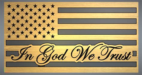 In God We Trust Flag SVG - Etsy