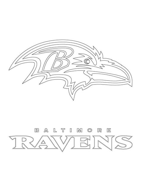 Nfl Ravens Coloring Pages