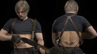 This Resident Evil 4 Remake mod gives Leon waist ink and lets him show it off, too | Windows Central