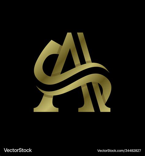 Sa logo design letter logo design template Vector Image