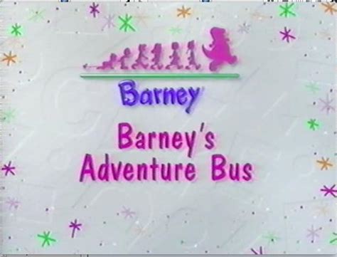 Barney's Adventure Bus | Custom Barney Wiki | Fandom powered by Wikia