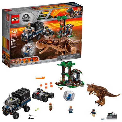 LEGO Jurassic World Carnotaurus Gyrosphere Escape 75929 - Walmart.com