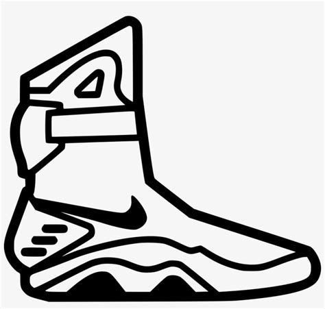 Nike Air Mag Comments - Nike Air Mags Drawing Transparent PNG - 980x886 ...