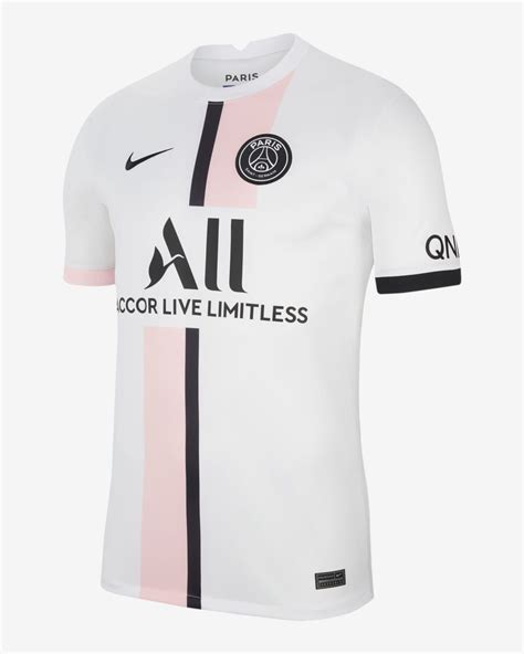 Le PSG dévoile son nouveau maillot extérieur rose-blanc-noir conçu par ...