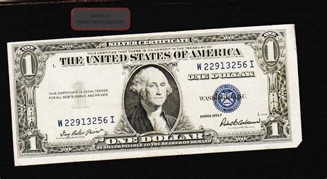 Series 1935 F One Dollar Silver Certificate==good/crisp