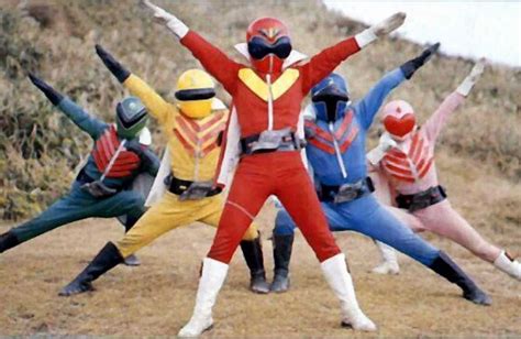 Fun fact: the first-ever Super Sentai team, Himitsu Sentai Goranger, included high-collared ...