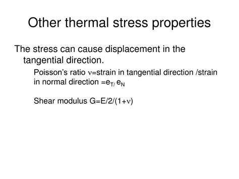 PPT - Simplified Thermal Stress Analysis PowerPoint Presentation, free download - ID:523965