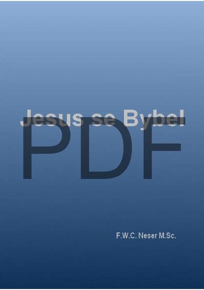 Jesus se Bybel - Israel Must Hear