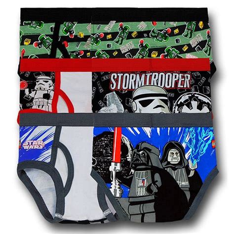 Lego Star Wars Kids Briefs 3pk Assortment