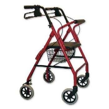 Soft Seat Lightweight Rollator Walker - elderstore.com